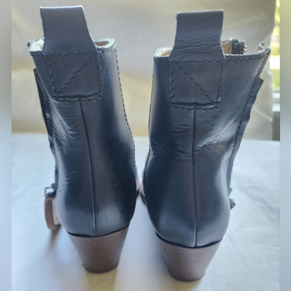 Acne Side Zip Ankle Boot - Picture 7 of 9